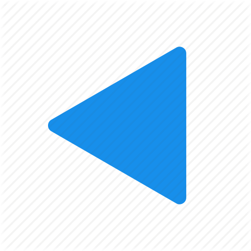 Arrow, Back, Blue, Left Arrow, Previous Icon
