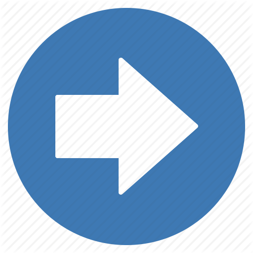 Arrow, Blue, Direction, Gps, Location, Navigation, Right Icon