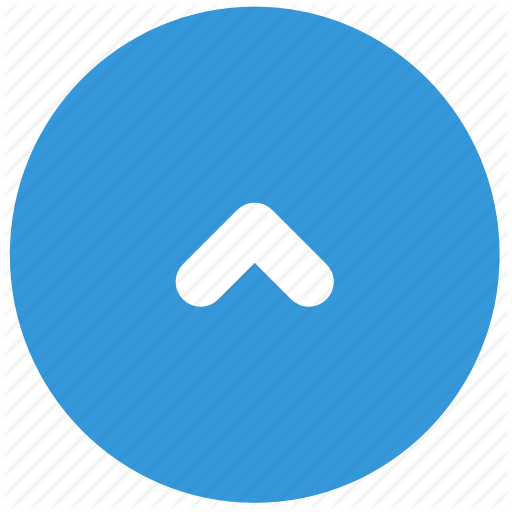 Arrow, Blue, Direction, Small, Top, Up Icon