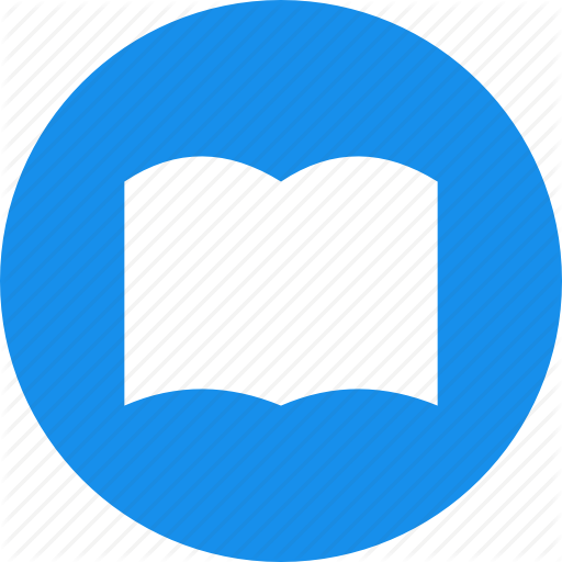 Blue, Book, Bookmark, Circle, Learn, Library, Read Icon