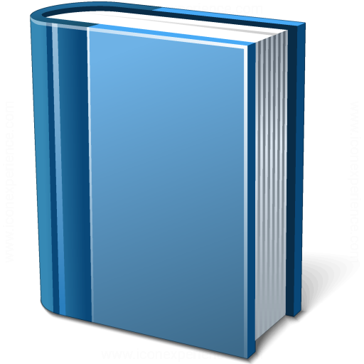 Iconexperience V Collection Book Blue Icon