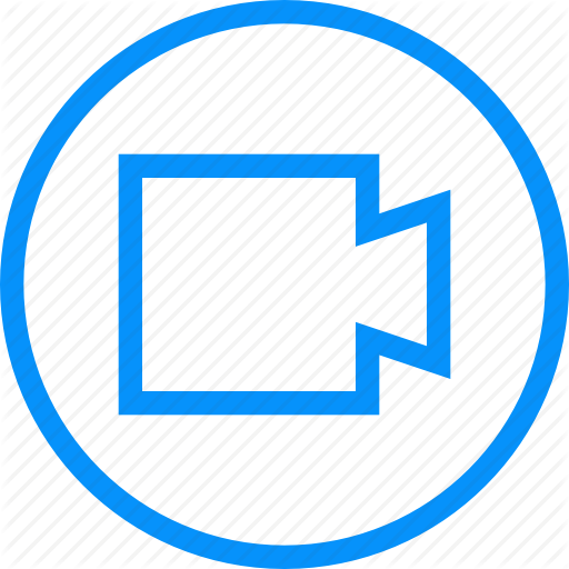 Blue, Camera, Circle, Media, Play, Player, Preview, Video, View Icon