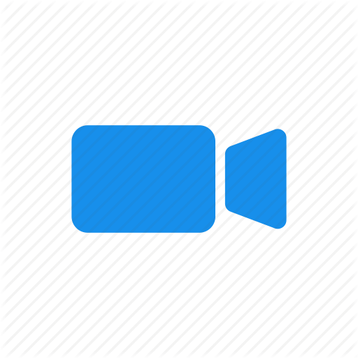 Blue, Movie, Video, Video Camera Icon
