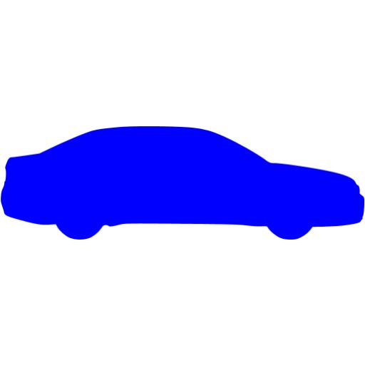 Blue Car Icon