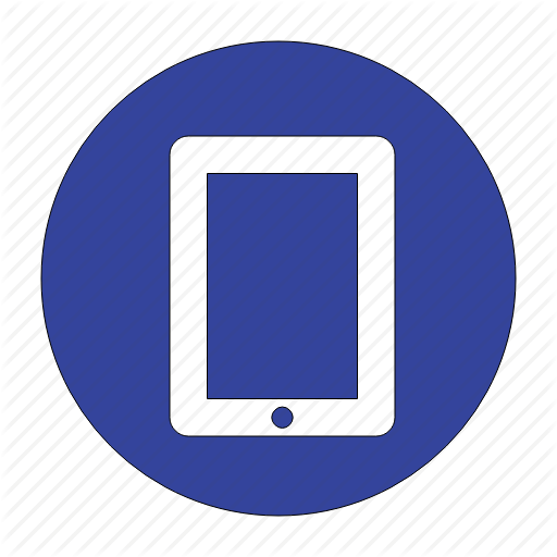 Blue, Mobile, Phone, Smart, Smartphone, Tablet, Telephone Icon