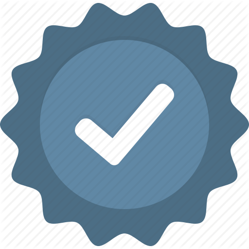Badge, Blue, Check, Verified Icon