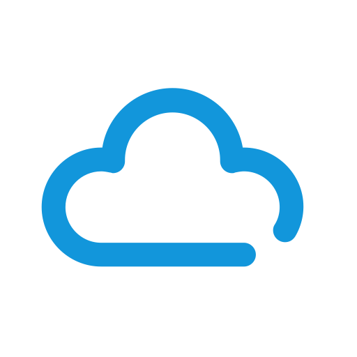 Blue Cloud Icon at GetDrawings | Free download