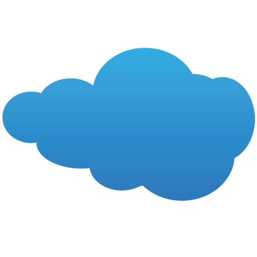 Blue Cloud Icon at GetDrawings | Free download