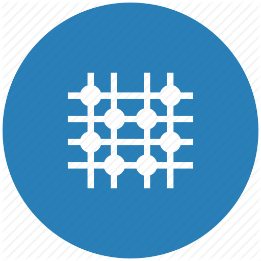 Dot, Grid, Image, Round, Transform Icon