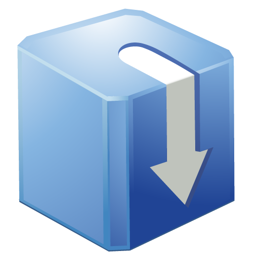 Box, Blue, Download Icon