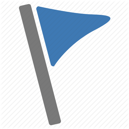 Blue, Flag, Important, Location, Marker, Pin, Rally Icon