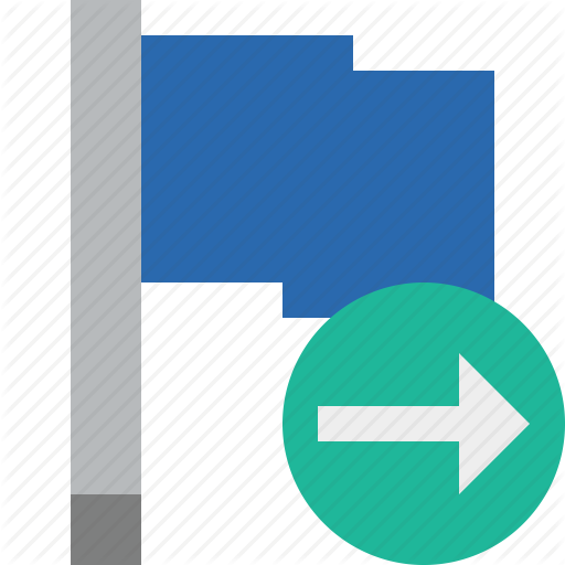 Blue, Flag, Location, Marker, Next, Pin, Point Icon