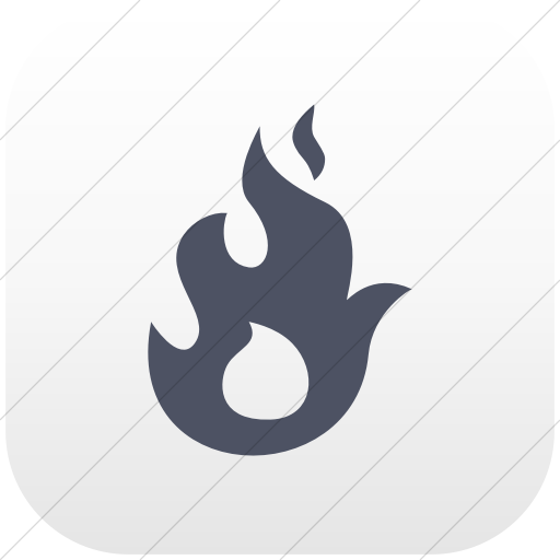 Flat Rounded Square Blue Gray On White Gradient Ocha