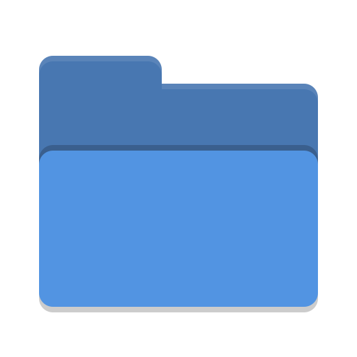 Folder Blue Drag Accept Icon Papirus Places Iconset Papirus