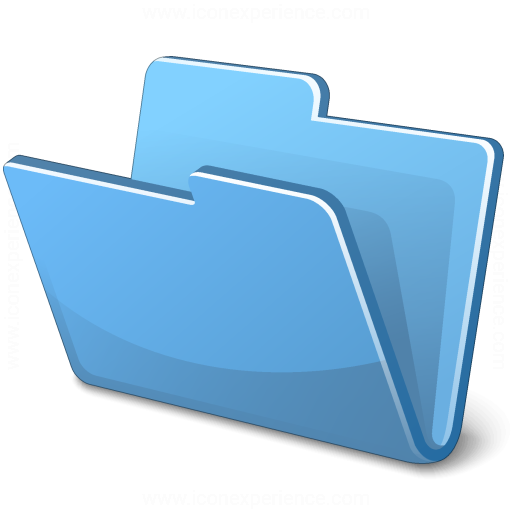Iconexperience V Collection Folder Blue Icon