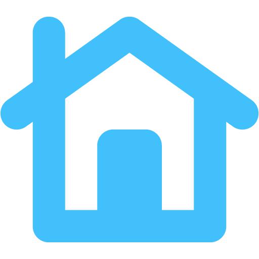 Caribbean Blue Home Icon