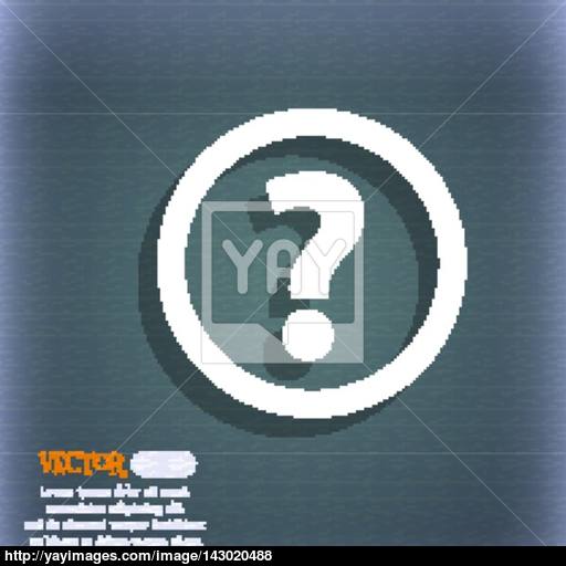Question Mark Sign Icon Help Speech Bubble Symbol Faq Sign