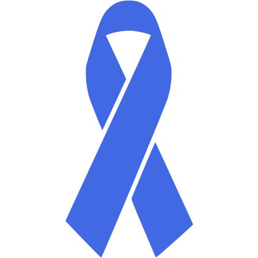 Royal Blue Ribbon Icon