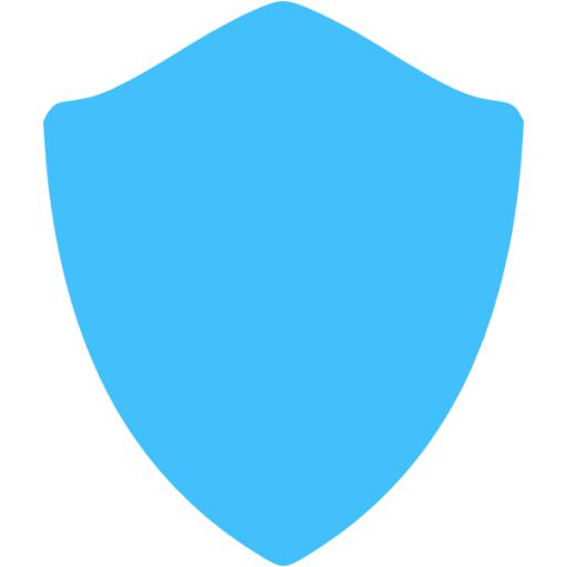 Caribbean Blue Shield Icon