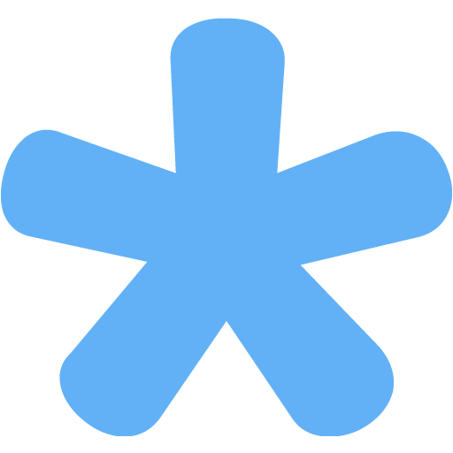 Tropical Blue Star Icon