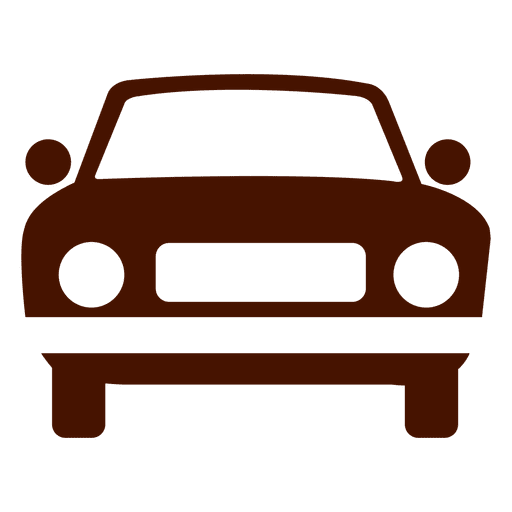 Car Transport Icon Silhouette