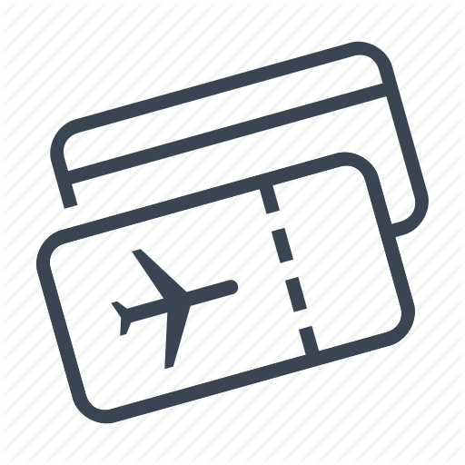 Boarding, Pass, Plane, Ticket Icon