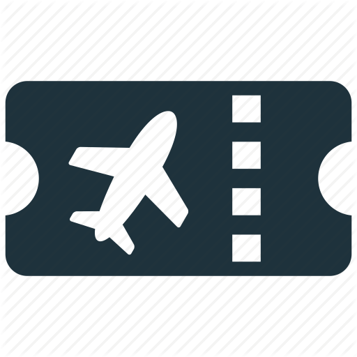 Boarding Pass, Flight, Ticket Icon