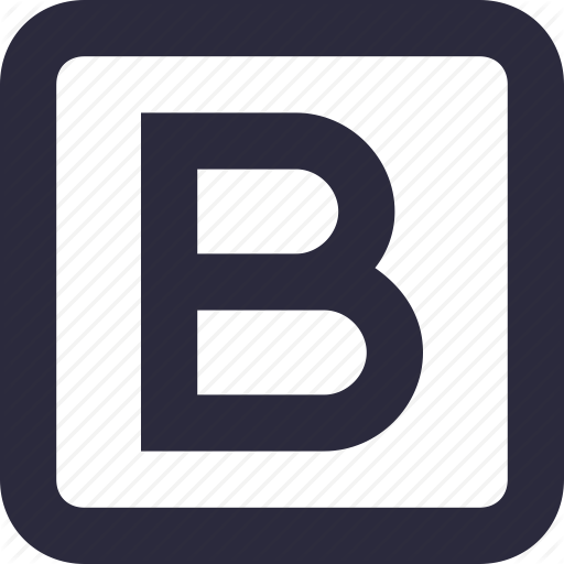 Alphabet, Bold, Edit, Letter B, Text Icon