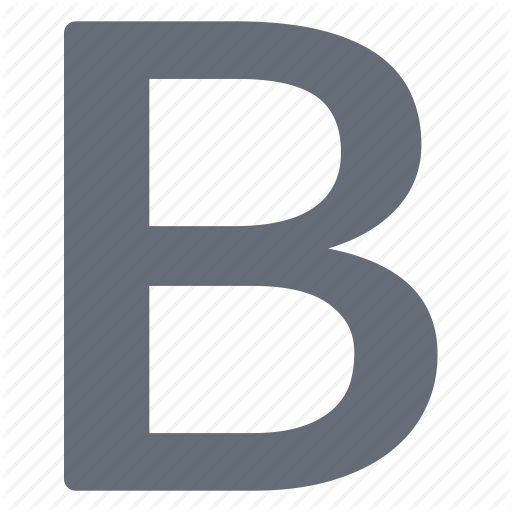 Bold, Character, Large Icon