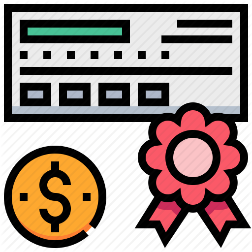Bond, Currency, Interest, Money, Ribbon Icon