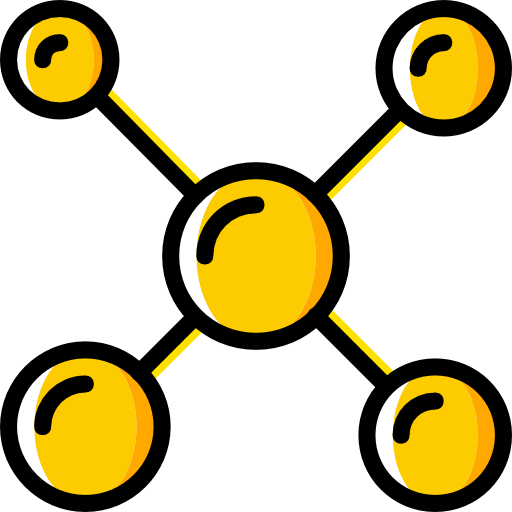 Bond, Atoms, Medical, Education, Chemistry, Molecule, Structure Icon