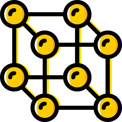 Medical, Education, Chemistry, Molecule, Structure, Bond, Atoms Icon