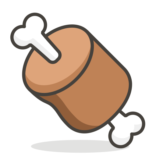 Meat, On, Bone Icon Free Of Free Vector Emoji