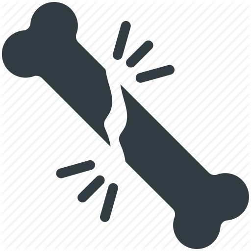 Bone Fracture, Broken Bone, Cracked Bone, Fracture, Injury Icon