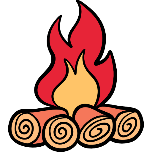 Bonfire Icon Winter Season Freepik