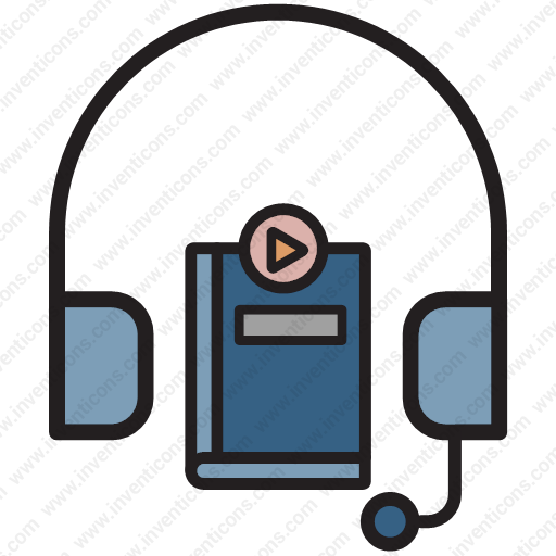 Download Audio Books Icon Inventicons
