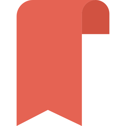 Bookmark Icon Education Dinosoftlabs