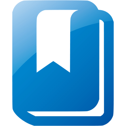 Web Blue Bookmark Icon