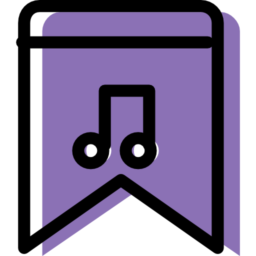 Bookmark, Music Icon Free Of Color Interaction Assets Icons