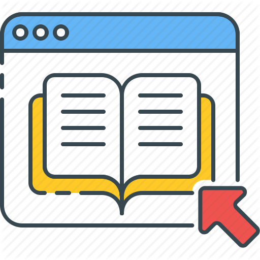 Bookstore, Digital, Document, Ebook, Online, Pdf, Study Icon