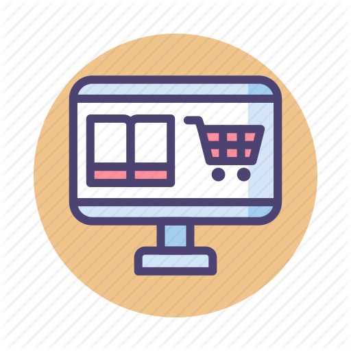 Bookstore, Ebook, Online Bookstore Icon