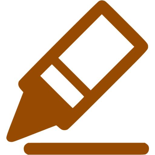 Brown Border Color Icon