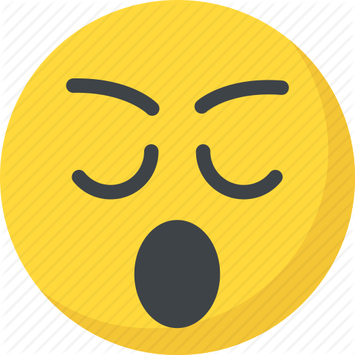 Bored, Emoji, Sleepy Face, Tired, Yawn Face Icon