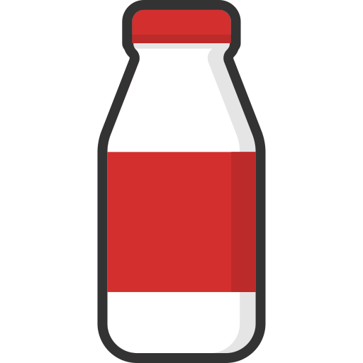 Beverage, Bottle, Drink, Food, Healthy, Milk, Packaging Icon