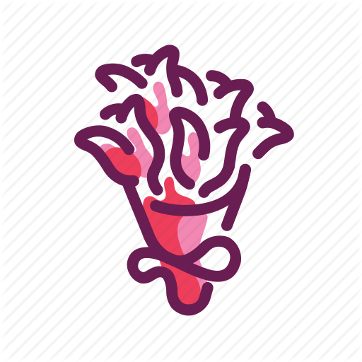 Bouquet, Flowers, Romance, Valentine Icon