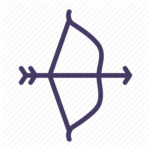 Archery, Arrow, Bow Icon
