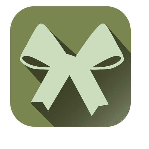 Ribbon Bow Square Icon