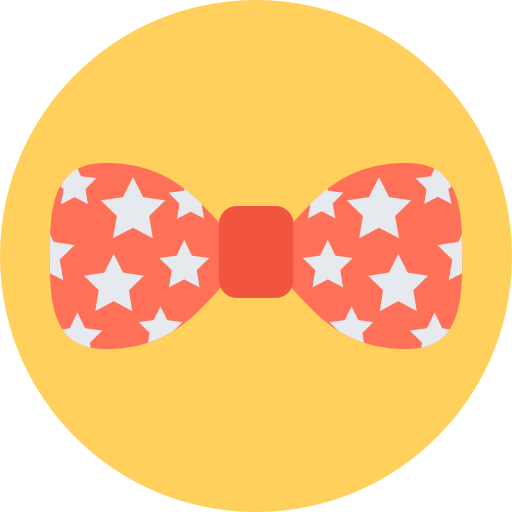 Bow Tie Icon Circus Vectors Market