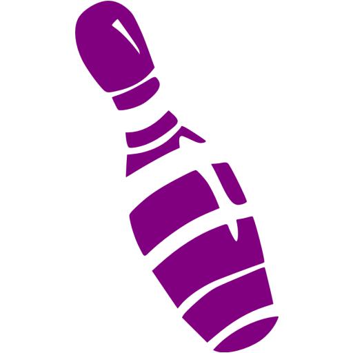 Purple Bowling Icon