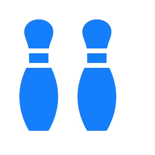 Mixed Bowling Black Icon